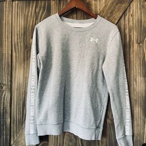Under armour gray crewneck sweater